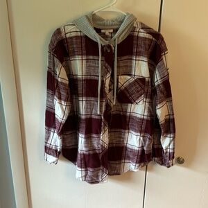 Maurice’s | hooded flannel